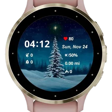 O Night Divine Garmin watch face preview