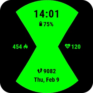 Omniface Garmin watch face preview