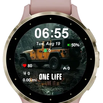 One Life Garmin watch face preview