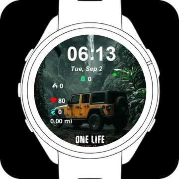 One Life Garmin watch face preview