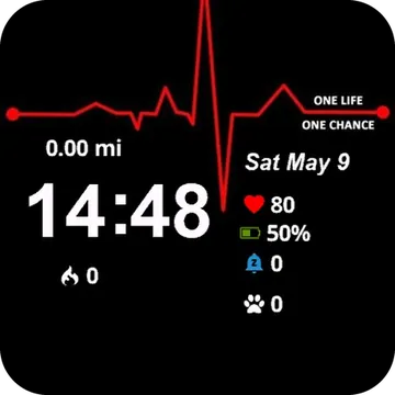 One Life Garmin watch face preview