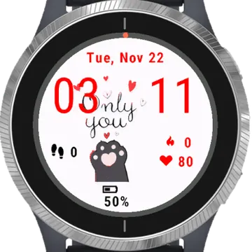 Only You Garmin watch face preview