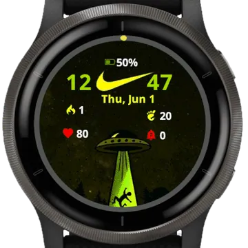 OZN Coming Garmin watch face preview