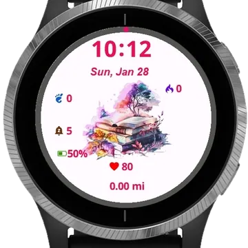 Paint Nature Garmin watch face preview