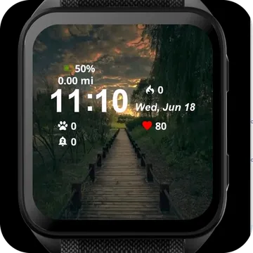 Path to Dusk Garmin watch face preview