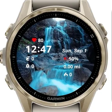 Paysage peinture facile Garmin watch face preview