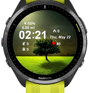 Peaceful Glow Garmin watch face preview