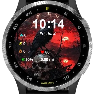 Perch of the End Garmin watch face preview