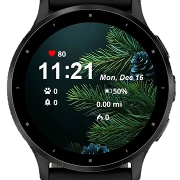 Pin Winter Tree Garmin watch face preview