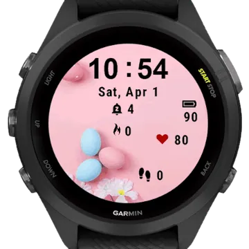 Pink Eggs Garmin watch face preview