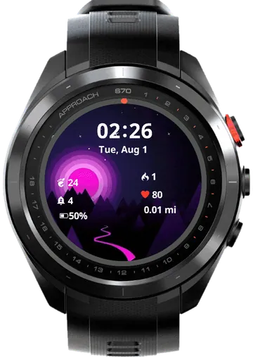 Pink Moon Garmin watch face preview