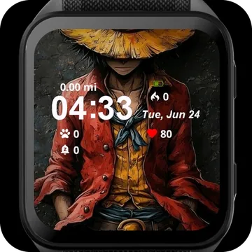 Pirate Soul Garmin watch face preview