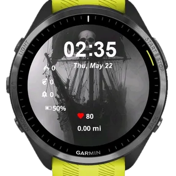 Pirates Garmin watch face preview