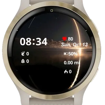 Planets Garmin watch face preview