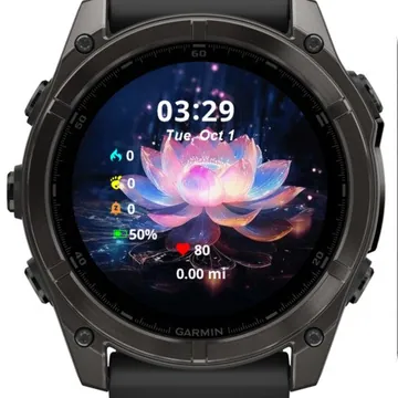 Plant Color Garmin watch face preview