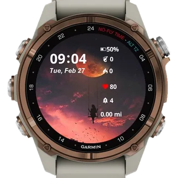 Pondering Twilight Garmin watch face preview