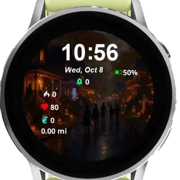 Porch Spooky Garmin watch face preview