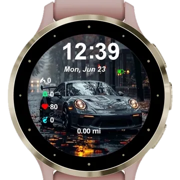 Porsche Garmin watch face preview