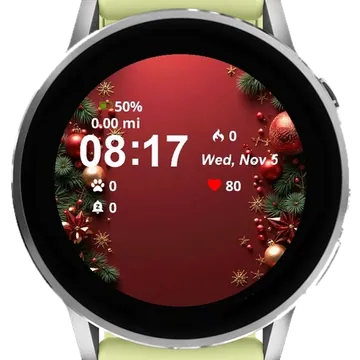 Portrait Globe Garmin watch face preview