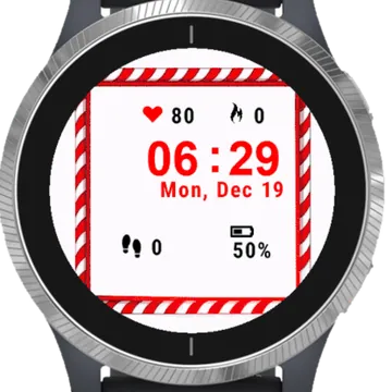 Portrait Winter Fruit Garmin watch face preview