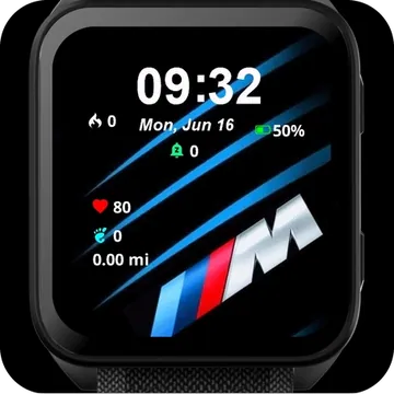 Power M Garmin watch face preview