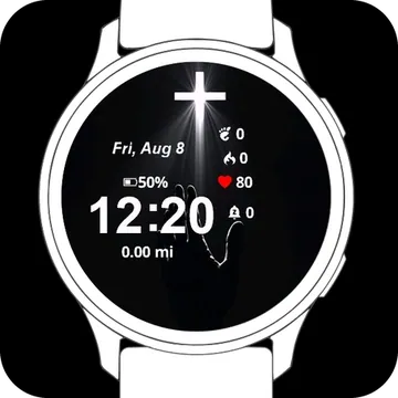 Pray Garmin watch face preview