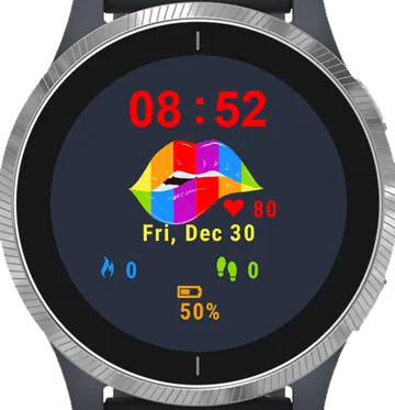 Pride Day Garmin watch face preview