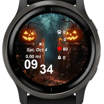Pumpkin Gate Garmin watch face preview