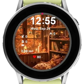Pumpkins Landscape Garmin watch face preview