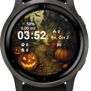 Pumpkins Two Garmin watch face preview