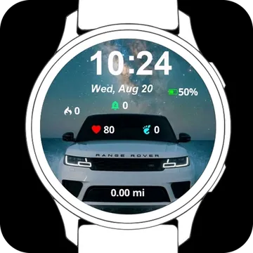 Range Rover Garmin watch face preview