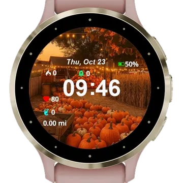 Ready for Halloween Garmin watch face preview