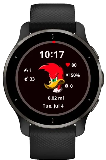 Red Duck Garmin watch face preview