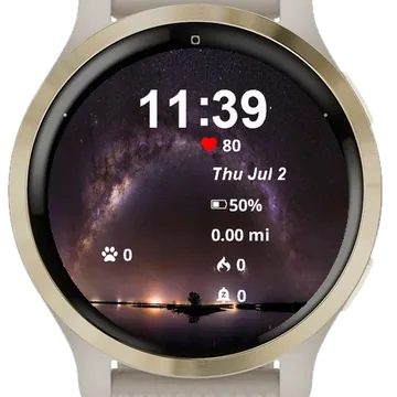 Reflected Water Lake Garmin watch face preview
