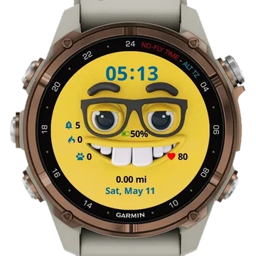 Rendering Emotions Garmin watch face preview