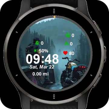 Rider Escape Garmin watch face preview