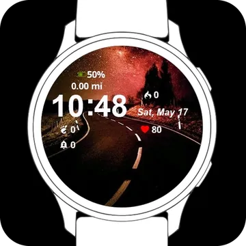 Road Trip Garmin watch face preview