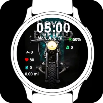 Royal Enfield Garmin watch face preview