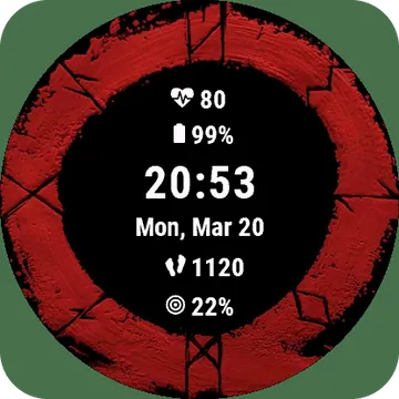 Runamal Garmin watch face preview