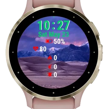 Sand Dune Garmin watch face preview