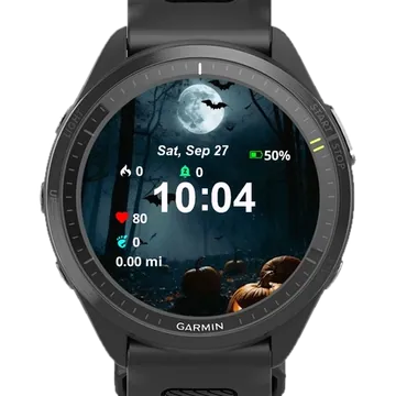 Scary Halloween Garmin watch face preview
