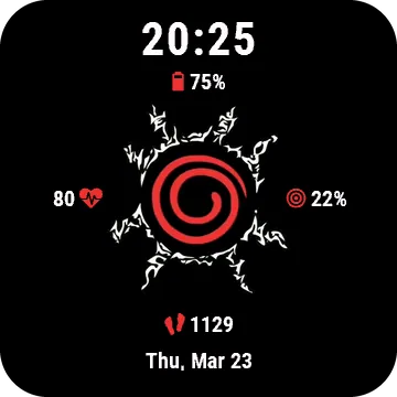 Seal Garmin watch face preview