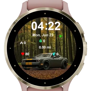 Shadow Charger Garmin watch face preview