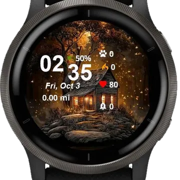 Silent Flame Garmin watch face preview