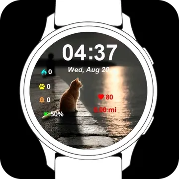 Silent Reflections Garmin watch face preview