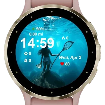 Siren Serenity Garmin watch face preview