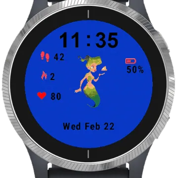 Siren Garmin watch face preview