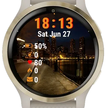 Sky Dark Garmin watch face preview
