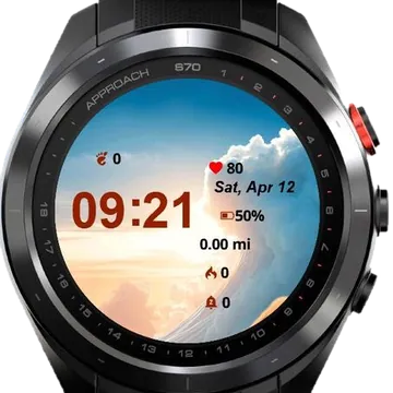 Sky Surge Garmin watch face preview