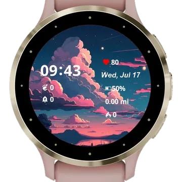 Sky Twilight Garmin watch face preview